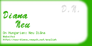 diana neu business card